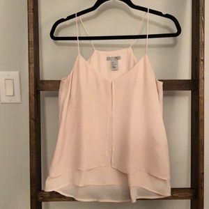 Blush flowy top